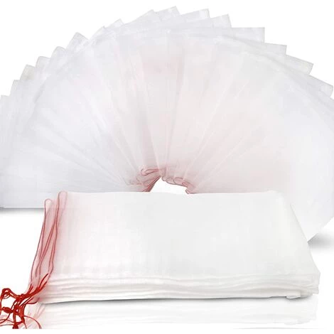LYCXAMES Sacs De Protection Pour Fruits, 25pcs 12 "x8" Sacs De Protection Pour Fruits De Jardin Avec Cordon De Serrage En Nylon, Sac De Protection Réutilisable Pour Les Plantes, Fruits Et Fleurs. 3 LYCXAMES Sacs De Protection Pour Fruits, 25pcs 12 "x8" Sacs De Protection Pour Fruits De Jardin Avec Cordon De Serrage En Nylon, Sac De Protection Réutilisable Pour Les Plantes, Fruits Et Fleurs.