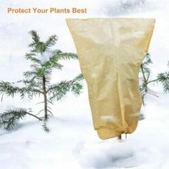 TRIOMPHE Hivernage Pour Plantes, Housse De Plante, Housse De Protection Pour Plante Non Tissée Protection Contre Le Gel Des Plantes En Pots Et Rosiers (80 X 100CM)T-Audace -Protection Pour Végétaux Soldes 59605629 3