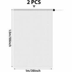 PERLE RARE Filet Pour Arbres Fruitiers, Filet De Protection Des Plantes 2 Pièces Avec Cordon De Serrage, Filet De Jardin (1 X 1,5 M/0,8 Mm Maille) -Protection Pour Végétaux Soldes 59968259 3