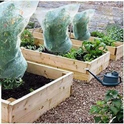 PERLE RARE Filet Pour Arbres Fruitiers, Filet De Protection Des Plantes 2 Pièces Avec Cordon De Serrage, Filet De Jardin (1 X 1,5 M/0,8 Mm Maille) -Protection Pour Végétaux Soldes 59968259 4