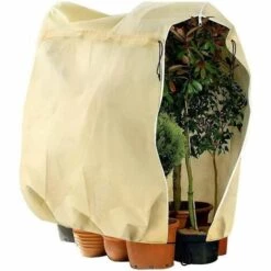 LYCXAMES Housse De Protection Pour Arbre Fruitiers,résistant Au Froid Et Au Gel,pour Plantes De Jardin,sac De Protection Pour Les Plantes,housse Pour Arbres Fruitiers Avec Fermeture éclair 200*240 Cm