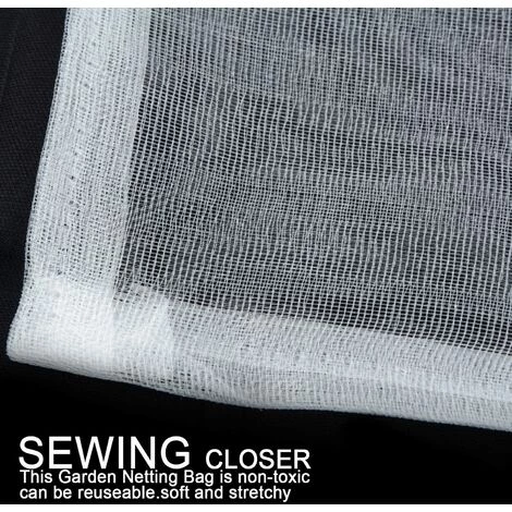 MODOU Filet De Protection pour Le Jardin En Nylon - Filet Anti-moustiques 15 x 25cm Avec Cordon Pour Protéger Vos Arbres Fruitiers Et Vos Fleurs, Blanc, 20Pack 7 MODOU Filet De Protection pour Le Jardin En Nylon - Filet Anti-moustiques 15 x 25cm Avec Cordon Pour Protéger Vos Arbres Fruitiers Et Vos Fleurs, Blanc, 20Pack – Image 5