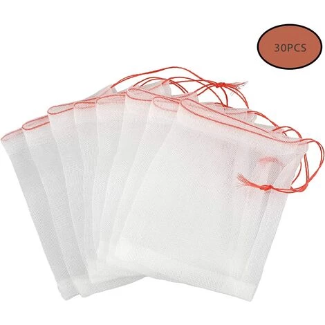 BENOBBY KIDS 30 Sacs De Protection De Fleurs De Fruits De Légumes, Sac De Protection De Plantes Fruitières Avec Cordon De Serrage, Protection De Plantes Fruitières, Sac De Filet Anti-insectes (30x20cm 4 BENOBBY KIDS 30 Sacs De Protection De Fleurs De Fruits De Légumes, Sac De Protection De Plantes Fruitières Avec Cordon De Serrage, Protection De Plantes Fruitières, Sac De Filet Anti-insectes (30x20cm – Image 2