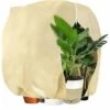MEZHENG Housses De Protection Pour Plantes, Épaissir Housse Hivernage Plante Con Ajustable Avec Cordon De Serrage à Glissière, Voile Hivernage Protection Contre Le Gel Des Palmier Et Olivier, 180x120cm Beige -Protection Pour Végétaux Soldes 62342804 1