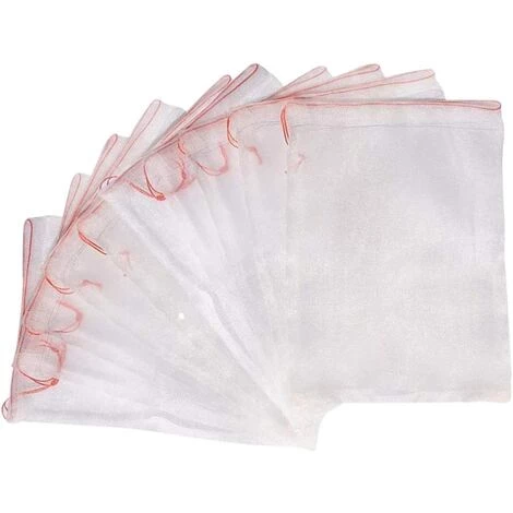 MINKUROW 50 Pièces Sacs Protection Fruits, Jardin Plante Fruits Protection Sac, Sacs Filet Pour Plantes Nylon, Pour Protéger Fruits, Prévenir Les Piqûres D'insectes, Rangez De Petits Objets,15*10cm 3 MINKUROW 50 Pièces Sacs Protection Fruits, Jardin Plante Fruits Protection Sac, Sacs Filet Pour Plantes Nylon, Pour Protéger Fruits, Prévenir Les Piqûres D'insectes, Rangez De Petits Objets,15*10cm