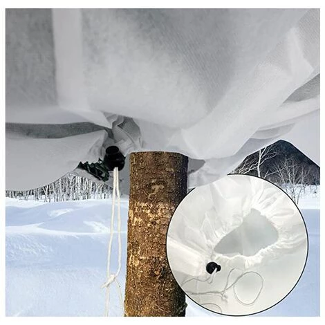 SINCèREETALI Couverture De Protection Contre Le Froid Des Plantes Couverture De Protection Des Plantes Couverture De Protection Contre Le Froid Des Arbres Fruitiers (0,8 M De Large * 1,2 M De Haut Cordon De Serrage Inférieur) 4 SINCèREETALI Couverture De Protection Contre Le Froid Des Plantes Couverture De Protection Des Plantes Couverture De Protection Contre Le Froid Des Arbres Fruitiers (0,8 M De Large * 1,2 M De Haut Cordon De Serrage Inférieur) – Image 2
