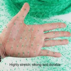 DENUOTOP Filet Anti-Oiseaux, 4 X 10m Filet De Protection Anti Oiseaux Et Animaux Filet Jardin Idéal Pour Arbre, Fruits, Légumes, Étangs (Vert) -Protection Pour Végétaux Soldes 63630342 3