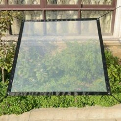 Housse De Protection Contre La Pluie Pour Plantes Vertes Automne Et Hiver PVC épaissi (conventionnel 2*2m + Corde),HANBING