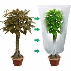MEZHENG Housses Hivernage Pour Plantes, Housse D'hivernage, Housse De Protection Pour Plante Non Tissée Protection Contre Le Gel Des Plantes En Pots Et Vegetaux (140 X 200CM) -Protection Pour Végétaux Soldes 63891382 5