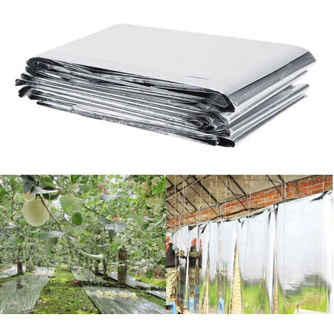 BENOBBY KIDS Lante Film Réfléchissant Argent, Serres Plantation Accessoires Serre Revêtement Bud Green Room Jardinage Croissance Hambre Tente à Effet De Serre Jfruits Plantation Canopy Hautement Murale De Jardi 7 BENOBBY KIDS Lante Film Réfléchissant Argent, Serres Plantation Accessoires Serre Revêtement Bud Green Room Jardinage Croissance Hambre Tente à Effet De Serre Jfruits Plantation Canopy Hautement Murale De Jardi – Image 5