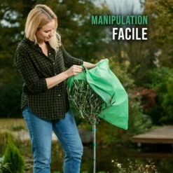 Outillage Voile D'hivernage – Protection Hivernage Pour Plantes En Pots Et Palmiers – Résistant à La Déchirure, Stable Aux UV Et Réutilisable (60*80cm) LangRay -Protection Pour Végétaux Soldes 64036014 3