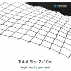 EINEMGELD VIIRKUJA Lot De 2 Filets D'étang à Mailles Fines De 10 M (18 X 18 Mm) - Couleur : Noir - Protection Contre Les Oiseaux, Les Feuilles, Les Oiseaux -Protection Pour Végétaux Soldes 64118801 3