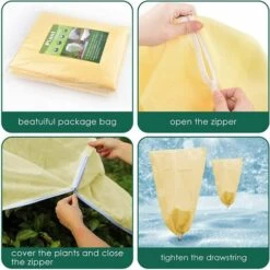 ARC-EN-CIéL Housse Hivernage Pour Plantes, Housse D'hivernage Non Tissée 80 G/m² Protection Contre Le Gel Des Plantes En Pots Et Rosiers (100x80cm) - 2 Pièces Arcenciél 8 ARC-EN-CIéL Housse Hivernage Pour Plantes, Housse D'hivernage Non Tissée 80 G/m² Protection Contre Le Gel Des Plantes En Pots Et Rosiers (100x80cm) - 2 Pièces Arcenciél -Protection Pour Végétaux Soldes 64128350 3