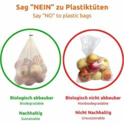 Sac Pour Fruits Et Légumes, 6 Pcs. En 3 Tailles, Filet à Provisions Réutilisable, Sachet En Coton, Sac à Pain Sans Plastique, Lavable Ephé -Protection Pour Végétaux Soldes 64316578 4