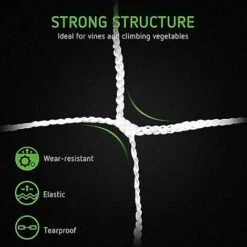 Filet De Treillis Thsinde 1,6 * 5 M, Conception De Filet De Treillis En Polyester Robuste Pour Les Fruits Et Légumes Grimpants, La Culture Hydroponique, Garden Twist Tie Inc 11 Filet De Treillis Thsinde 1,6 * 5 M, Conception De Filet De Treillis En Polyester Robuste Pour Les Fruits Et Légumes Grimpants, La Culture Hydroponique, Garden Twist Tie Inc -Protection Pour Végétaux Soldes 64466535 5