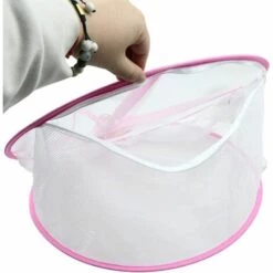 HEGUYEY Filet De SéChage Suspendu D'Herbes Support Net Panier En Maille Pliable Sec Pour Herbes SèChe-Chandail Monocouche Coupe-Vent Avec Crochet VêTements LéGumes Fruits Thé Plantes Herbe -Protection Pour Végétaux Soldes 64496966 2