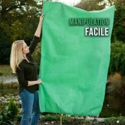 PREMIER Housse Hivernage Plante 120*180cm Vert -Protection Pour Végétaux Soldes 64689123 5