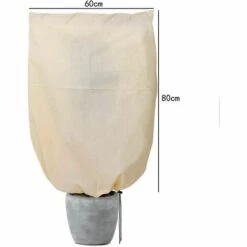 LITZEE Couvertures De Protection Contre Le Gel Des Plantes, Couverture De Protection Des Plantes En Polaire D'hiver Pour Fleurs, Arbustes (60*80cm) -Protection Pour Végétaux Soldes 64804951 2