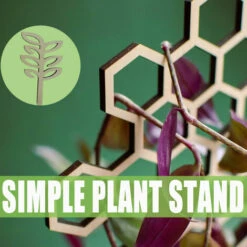 BENOBBY KIDS 3 Paquets Treillis De Plantes De Jardin Treillis En Nid D'abeille En Bois Treillis En Bois Pour Plantes Grimpantes Intérieur Extérieur Support De Tige De Vigne Plantes En Pot -Protection Pour Végétaux Soldes 64873701 5