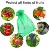 DONTODENT 100pcs Sacs De Protection De Raisin Fraise Fruits Anti Oiseaux Jardin Antiparasitaire Sacs Maille Litchi Cerise Sac Planteur Sacs De Culture Yelloe 17x23cm -Protection Pour Végétaux Soldes 65034042 1