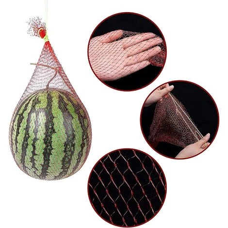 DONTODENT Filets De Pastèque - Paquet De 50 Filets De Pastèque Suspendus Sacs Hamacs De Melon Berceaux Pour Pastèque, Melon Miel, Concombres35cm Ruikalucky 45cm 5 DONTODENT Filets De Pastèque - Paquet De 50 Filets De Pastèque Suspendus Sacs Hamacs De Melon Berceaux Pour Pastèque, Melon Miel, Concombres35cm Ruikalucky 45cm – Image 3