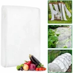 Polaire De Protection Contre Le Froid Et Le Gel De Haute Qualité Pour Les Plantes Couvre-Plantes Accessoires De Décoration De Jardin Une Pièce 1.5*5M S'arêern