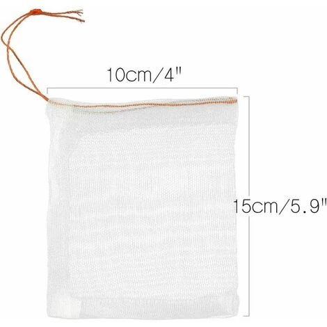 L'FLANEUR 50 Pièces 10x15 Cm Insecte Moustiquaire Barrière Sac Plantes Fruit Protection Sac En Maille Petit Jardin Sac En Maille ANEUR 4 L'FLANEUR 50 Pièces 10x15 Cm Insecte Moustiquaire Barrière Sac Plantes Fruit Protection Sac En Maille Petit Jardin Sac En Maille ANEUR – Image 2