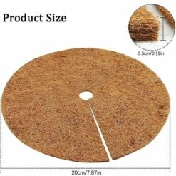 6pcs Noix De Coco Bucket Disc Cover Protection Contre Le Gel Protection Hivernale Pour Les Plantes En Pot Diamètre 20 Cm S'arêern -Protection Pour Végétaux Soldes 65363807 3