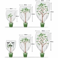 GALOZZOIT Couvertures De Protection Contre Le Gel Des Plantes, Couverture De Protection Des Plantes En Polaire D'hiver Pour Fleurs, Arbustes——80*120cm Boucle Cordon Beige 11 GALOZZOIT Couvertures De Protection Contre Le Gel Des Plantes, Couverture De Protection Des Plantes En Polaire D'hiver Pour Fleurs, Arbustes——80*120cm Boucle Cordon Beige -Protection Pour Végétaux Soldes 65486406 5