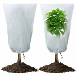 PREMIER Couverture De Protection Contre Le Froid Des Plantes, Couverture De Corde De Traction Résistante Au Gel Et Aux Insectes (corde De Traction Inférieure De 0,6 M De Large * 0,8 M De Haut)