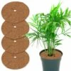 FR-LIFE BR-Vie 4 Pièces Tapis De Coco Plantes, Disque De Protection Plante, Tapis De Noix De Coco Disque Paillis Pot Tapis De Protection Des Plantes Pour Le Jardin De L'hôtel à La Maison (30 Cm) -Protection Pour Végétaux Soldes 65711832 1