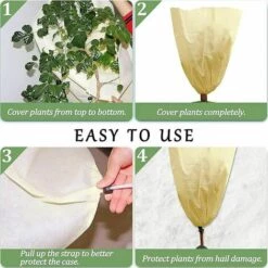 LUCKY-88 Housse De Protection Antigel Pour Plantes D'hiver Housse Antigel Antigel Et Anti-insectes Avec Cordon De Serrage 9 LUCKY-88 Housse De Protection Antigel Pour Plantes D'hiver Housse Antigel Antigel Et Anti-insectes Avec Cordon De Serrage -Protection Pour Végétaux Soldes 65802164 3