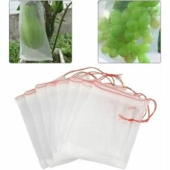 KAEJYIUT Lot De 50 Sacs De Protection Anti-insectes En Maille Nylon Avec Cordon De Serrage Pour Jardin, Verger, Plantes, Fruits, 15*25cm 8 KAEJYIUT Lot De 50 Sacs De Protection Anti-insectes En Maille Nylon Avec Cordon De Serrage Pour Jardin, Verger, Plantes, Fruits, 15*25cm -Protection Pour Végétaux Soldes 65853924 2