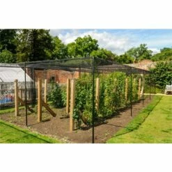 OSQI Filet Anti Oiseaux, 4m X 10m Filet Oiseaux, Filet Protection Oiseaux, Filet Arbre Fruitier, Filet Oiseaux Noir Protégez Arbres Fruitiers Et Les Légume Des Dommages Causés -Protection Pour Végétaux Soldes 65988693 3