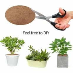 Disque De Paillage, Paillage, 6 Pièces Disque Paillage Coco, 30 X 30cm Fibre De Noix De Coco Disque De Paillage, L'hiver Plantes Protection Tapis, Tapis Coco Plante Pour Les Arbres Et Les Plantes Ephé -Protection Pour Végétaux Soldes 66085985 3