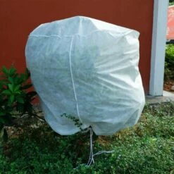 Housse Hivernage Pour Plantes, Voile Dhivernage, Housse D’Hivernage Arbre, Housse Hivernage Palmier Con Ajustable Avec Cordon De Serrage à Glissière (1pcs 100*100cm, Blanc) 13Treize -Protection Pour Végétaux Soldes 66172083 4