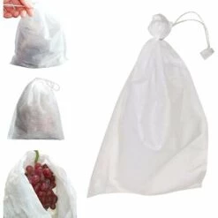 DONTODENT Filets De Protection Contre Les Insectes Et Les Oiseaux, Sac De Protection Des Fruits Avec Cordon De Serrage, Sac De Protection Des Raisins, Protège Les Fruits, Les Fleurs, Les Légumes, Imperméable, Breathab