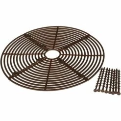 PESCE Lot De 2 Grilles De Protection Pour Pot De Fleurs - Répulsif Pour Chat - Sécurité Pour Bébé - Pour Protéger Les Enfants Et Les Animaux Domestiques - 30 Cm - Marron -Protection Pour Végétaux Soldes 66263853 2