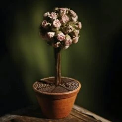 PESCE Lot De 2 Grilles De Protection Pour Pot De Fleurs - Répulsif Pour Chat - Sécurité Pour Bébé - Pour Protéger Les Enfants Et Les Animaux Domestiques - 30 Cm - Marron -Protection Pour Végétaux Soldes 66263853 4