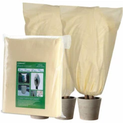 Housse Hivernage Pour Plantes, Housse D'hivernage Non Tissée 80 G/m² Protection Contre Le Gel Des Plantes En Pots Et Rosiers (100x80cm) - 2 Pièces Adélala -Protection Pour Végétaux Soldes 66382362 4