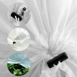 Housse De Protection Pour Plante, Housses Hivernage Jardin Plante Fruits Protection Sac - Protège Du Froid Vos Végétaux Ajustable Avec Cordon De Serrage à Glissière, 1.2 X 1.8M Adélala -Protection Pour Végétaux Soldes 66383145 3