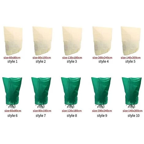 BF Sac D'arbre Résistant Au Froid Pour Plantes D'hiver, Housse De Protection Antigel, Housse D'arbre Fruitier Non Tissé Chaud Et Résistant Au Froid 6 BF Sac D'arbre Résistant Au Froid Pour Plantes D'hiver, Housse De Protection Antigel, Housse D'arbre Fruitier Non Tissé Chaud Et Résistant Au Froid – Image 4