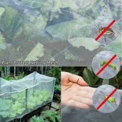 BF Filet De Fenêtre En Nylon Anti-poussière Moustiquaire Moustiquaire Sac Emballage Moustiquaire 2.5*6m -Protection Pour Végétaux Soldes 66437296 4