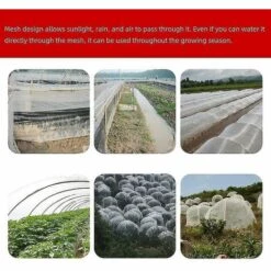 BF Filet De Fenêtre En Nylon Anti-poussière Moustiquaire Moustiquaire Sac Emballage Moustiquaire 2.5*6m -Protection Pour Végétaux Soldes 66437296 5