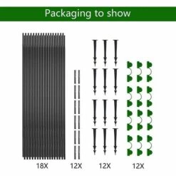 FVO 18 Pcs Arceaux Pour Serre Tunnel,Serre Surélevée Pour Tunnel,Cerceaux De Serre,Plantes Poussent Des Tunnels De Soutien Des Maisons De Jardinage Un Cadre De Culture En Fibre De Verre Pour Des Jardins 10 FVO 18 Pcs Arceaux Pour Serre Tunnel,Serre Surélevée Pour Tunnel,Cerceaux De Serre,Plantes Poussent Des Tunnels De Soutien Des Maisons De Jardinage Un Cadre De Culture En Fibre De Verre Pour Des Jardins -Protection Pour Végétaux Soldes 66767277 4