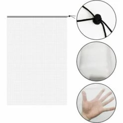 FUHUIDATRADING Filet De Protection Contre Les Insectes Et Les Oiseaux Avec Cordon De Serrage – Filet Anti-insectes De Jardin Pour Protéger Les Plantes, Les Fruits, Les Fleurs Contre Les Insectes Mangeurs D'oiseaux (2 Pièces). 2 Pièces) 2 Paquets De Filet De Filet De Bar -Protection Pour Végétaux Soldes 66976458 2
