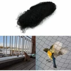 GGNRALNY Filets Balcon Chat Fenêtre Protection - Filet Sécurité En Nylon, Peut être Coupé Bonne Taille, Pour Rampes Escaliers Balcon, Adapté Aux Enfants, Animaux Domestiques, Oiseaux, 3 * 7,5 M -Protection Pour Végétaux Soldes 67353865 4