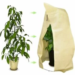 ZOLGINAH Hivernage Pour Plantes, Housse De Plante, Housse De Protection Pour Plante Non Tissée Protection Contre Le Gel Des Plantes En Pots Et Rosiers (120 X 180CM)