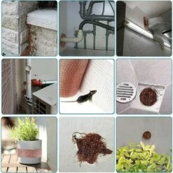 PREMIER Grillage Anti Rongeur De Haute Qualité, 100% Cuivre Anti Limace Escargot Souris Rat Oiseaux Nematodes Ferramol, Filet De Cuivre Tricot Pour L'intérieur, Le Jardin(6 Mètres) -Protection Pour Végétaux Soldes 67431502 4