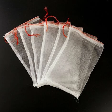 GRID COOL Lot De 50 Sacs De Protection Pour Plantes Fruitières Avec Cordon De Serrage, Sac En Filet Respirant, Anti-insectes, Anti-insectes, Anti-insectes, Anti-oiseaux, Outils De Jardinage 25 X 15 Cm. 4 GRID COOL Lot De 50 Sacs De Protection Pour Plantes Fruitières Avec Cordon De Serrage, Sac En Filet Respirant, Anti-insectes, Anti-insectes, Anti-insectes, Anti-oiseaux, Outils De Jardinage 25 X 15 Cm. – Image 2